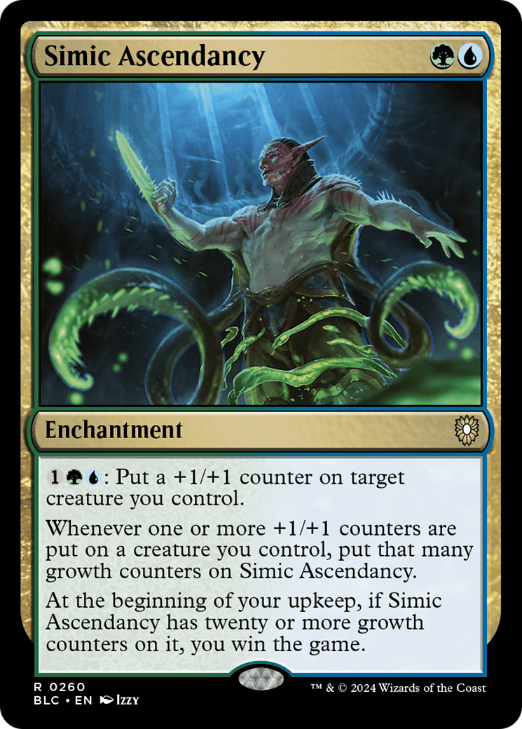 Simic Ascendancy (BLC-260) [Bloomburrow Commander] MTG Single Wizards of the Coast