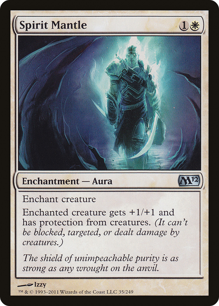 Spirit Mantle (M12-035) [Magic 2012] Foil MTG Single Wizards of the Coast