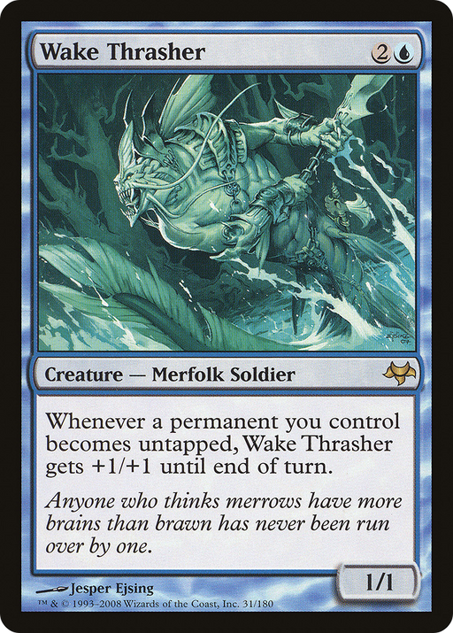 Wake Thrasher (EVE-031) [Eventide] Foil MTG Single Wizards of the Coast
