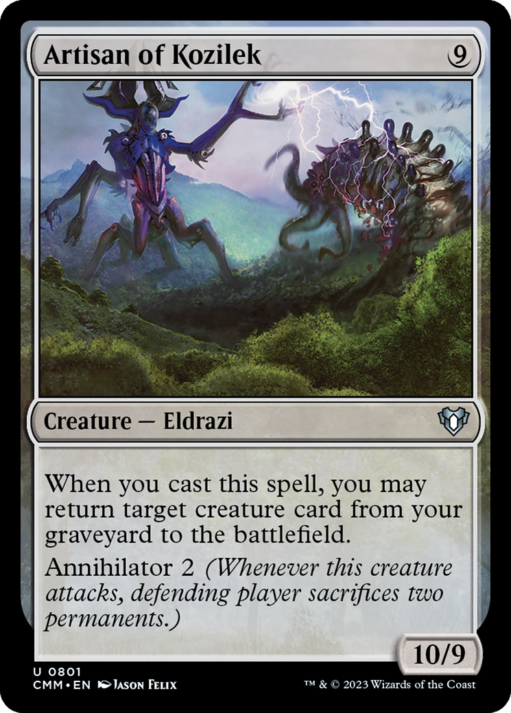 Artisan of Kozilek (CMM-801) [Commander Masters] MTG Single Wizards of the Coast