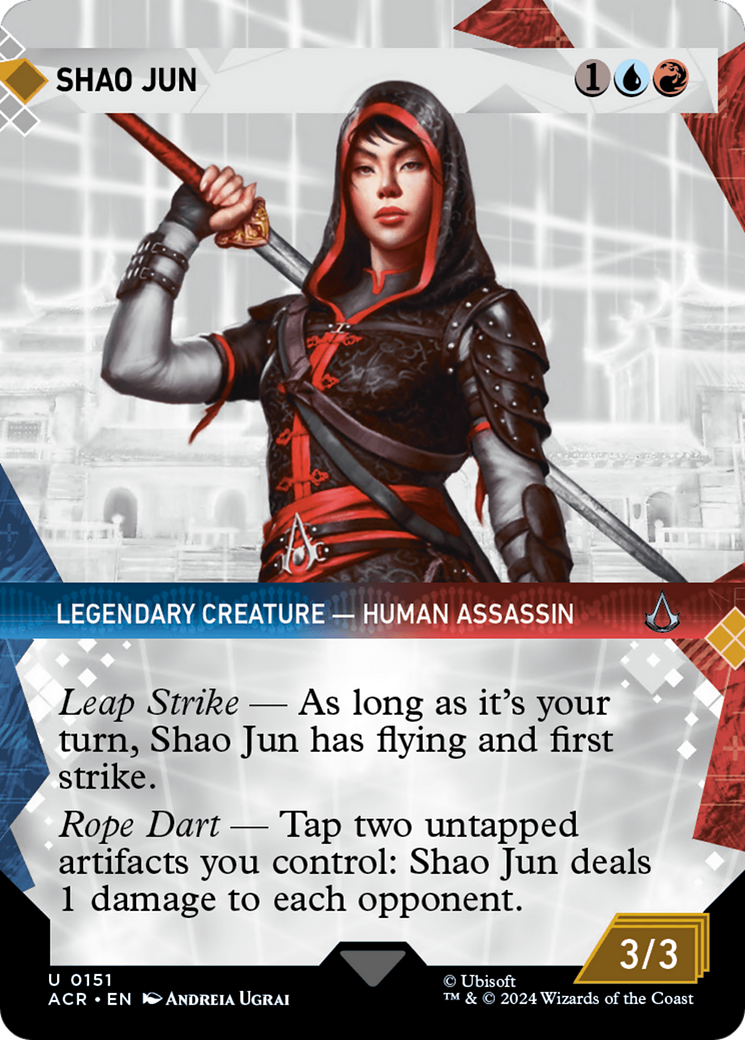 Shao Jun (ACR-151) [Assassin's Creed] (Showcase) (Borderless) MTG Single Wizards of the Coast
