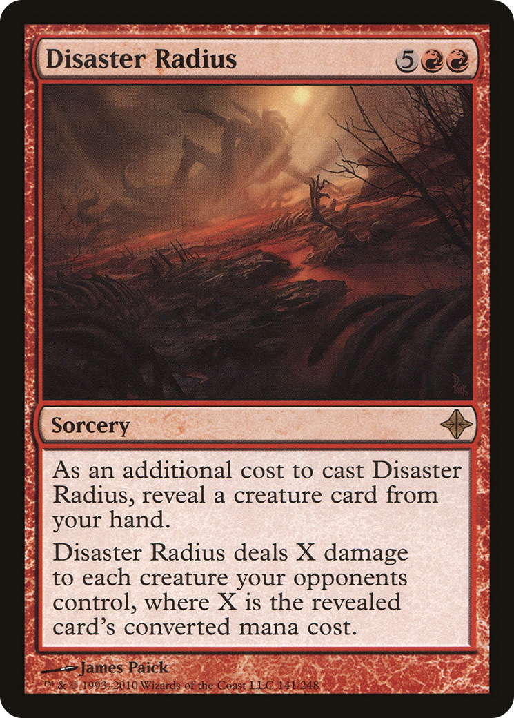 Disaster Radius (ROE-141) [Rise of the Eldrazi] Foil MTG Single Wizards of the Coast