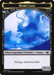 Marit Lage // Zombie Double-Sided Token [Tokens] Modern Horizons Tokens MTG Single Magic: The Gathering