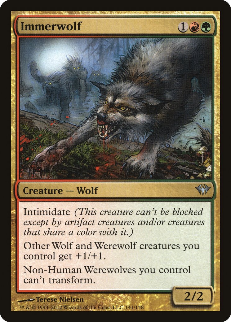 Immerwolf (DKA-141) [Dark Ascension] Foil MTG Single Wizards of the Coast