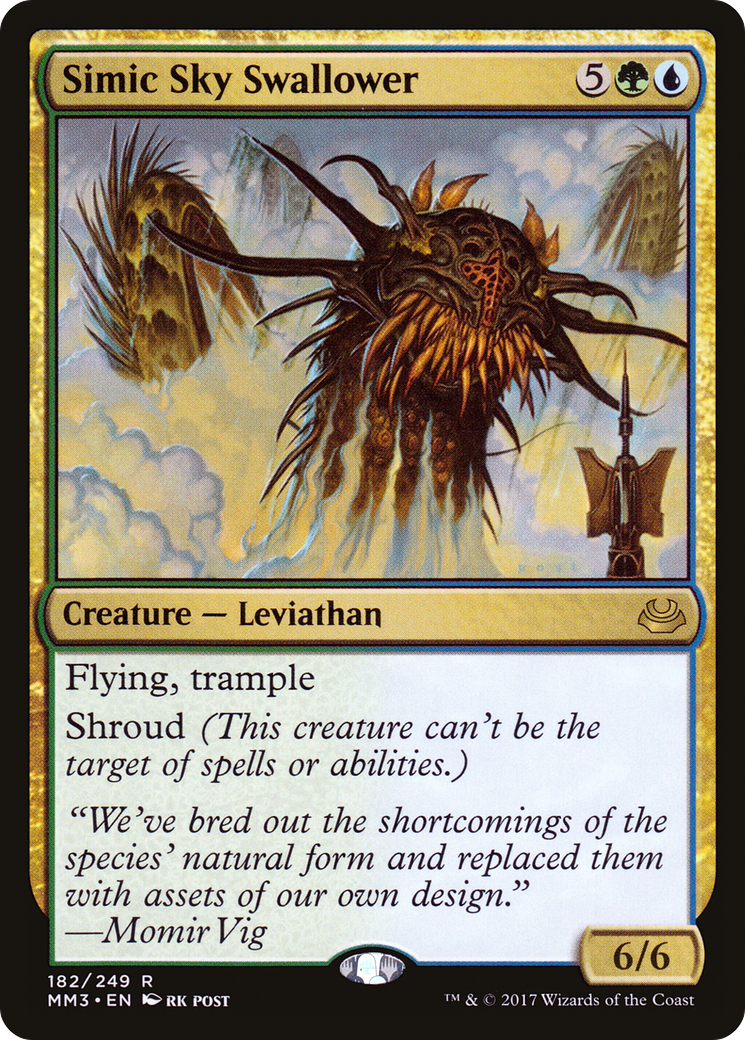 Simic Sky Swallower (MM3-182) [Modern Masters 2017] Foil MTG Single Wizards of the Coast