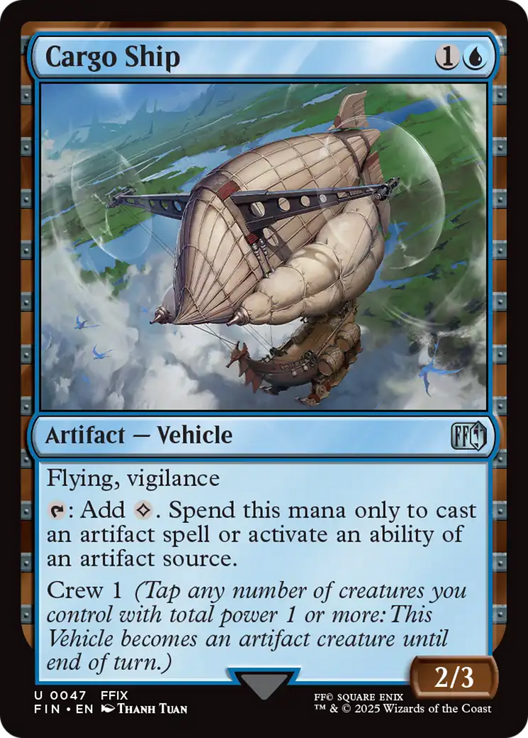 Cargo Ship (FIN-047) [FINAL FANTASY] MTG Single Wizards of the Coast
