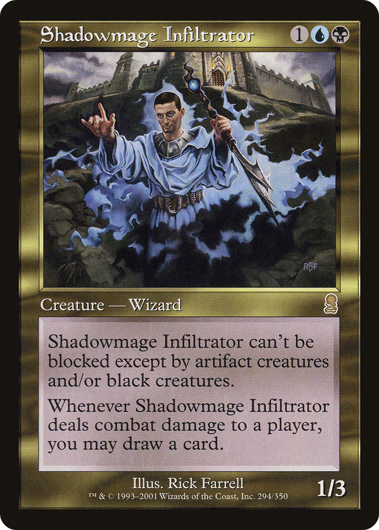 Shadowmage Infiltrator (ODY-294) [Odyssey] Foil MTG Single Wizards of the Coast