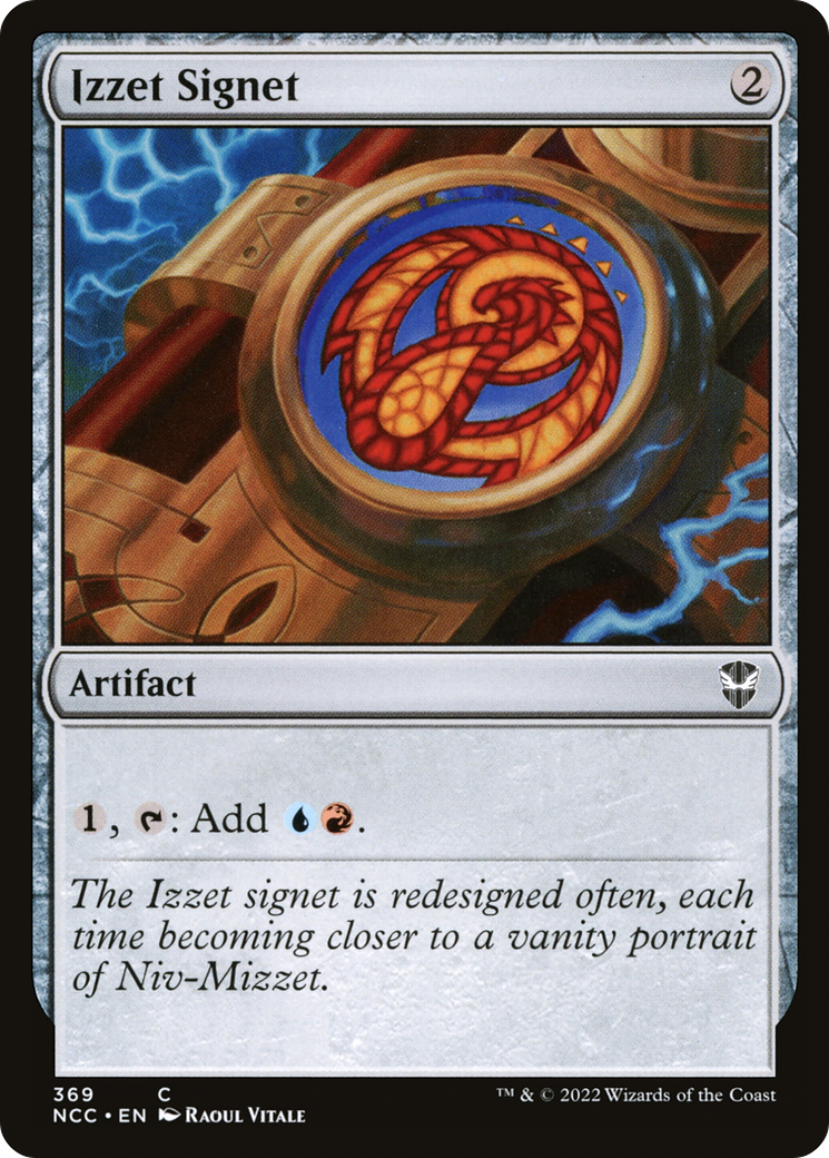 Izzet Signet (NCC-369) [New Capenna Commander] MTG Single Wizards of the Coast