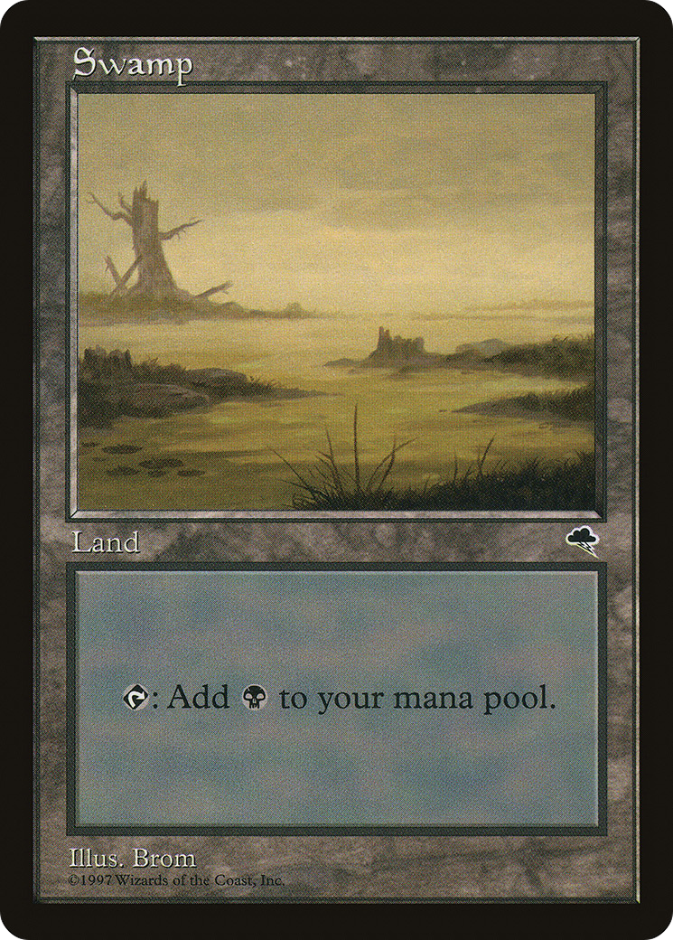 Swamp (TMP-342) [Tempest] MTG Single Wizards of the Coast