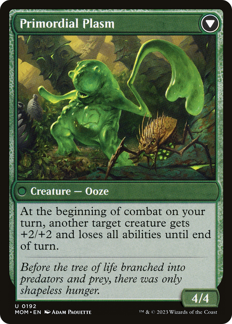 Invasion of Muraganda // Primordial Plasm (MOM-192) [March of the Machine] Foil MTG Single Wizards of the Coast