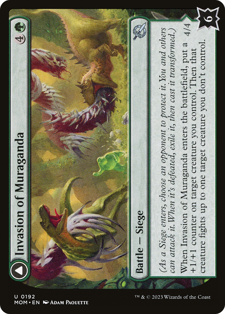 Invasion of Muraganda // Primordial Plasm (MOM-192) [March of the Machine] MTG Single Wizards of the Coast