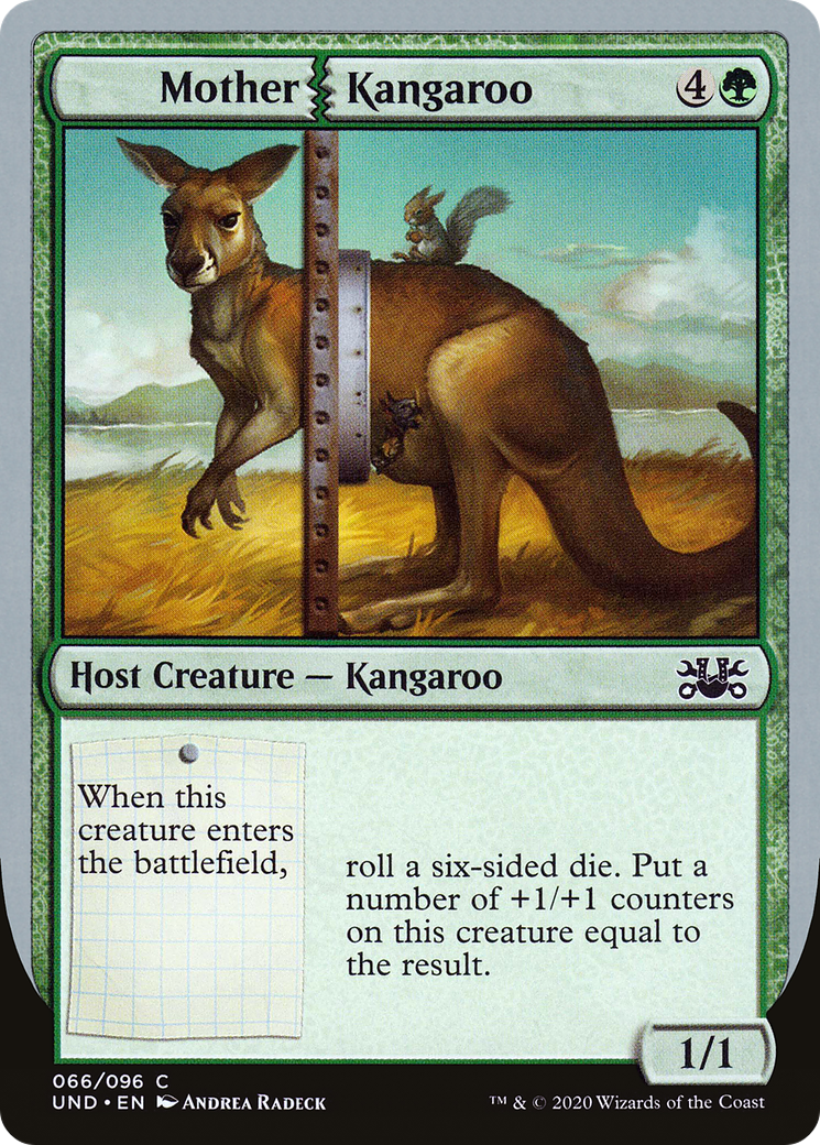 Mother Kangaroo (UND-066) [Unsanctioned] MTG Single Wizards of the Coast