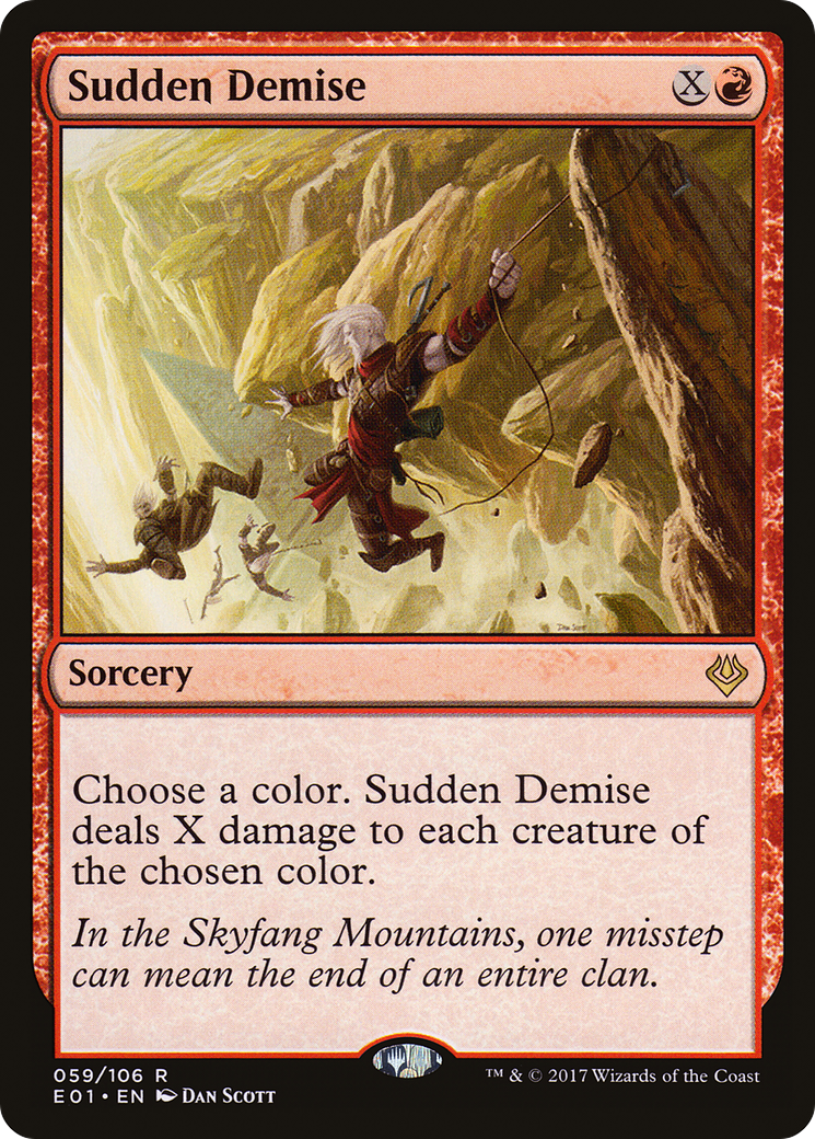 Sudden Demise (AC2-059) [Misc] Archenemy: Nicol Bolas MTG Single Wizards of the Coast