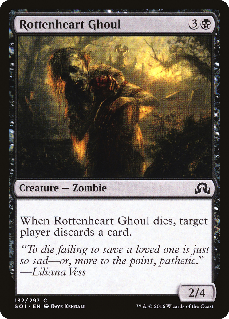 Rottenheart Ghoul (SOI-132) [Shadows over Innistrad] Foil MTG Single Wizards of the Coast