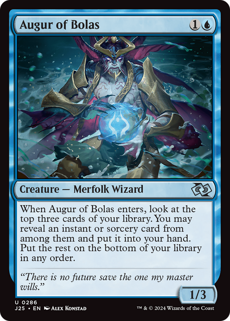 Augur of Bolas (J25-286) [Foundations Jumpstart] MTG Single Wizards of the Coast