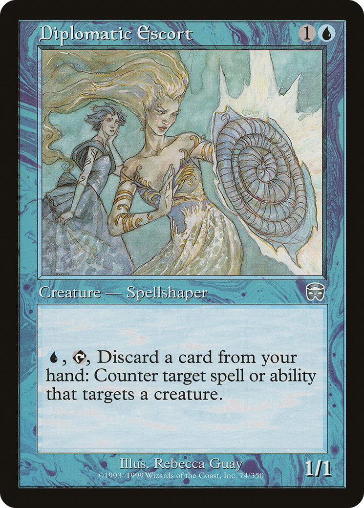 Diplomatic Escort (MMQ-074) [Mercadian Masques] MTG Single Wizards of the Coast