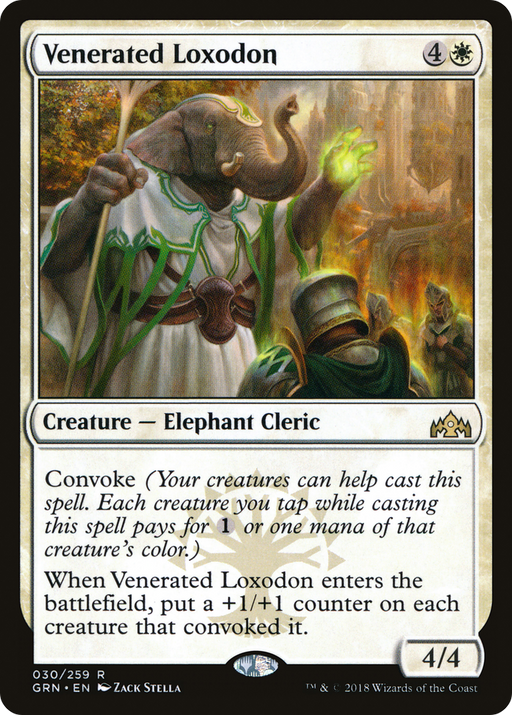 Venerated Loxodon (GRN-030) [Guilds of Ravnica] MTG Single Wizards of the Coast