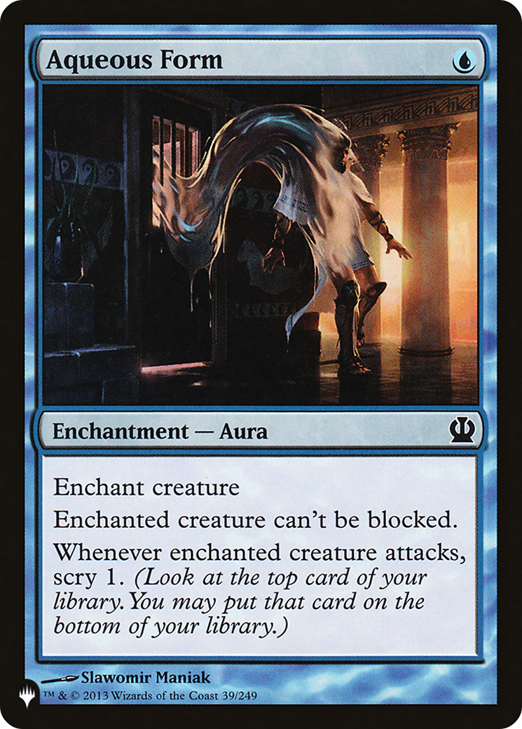Aqueous Form (LIST-THS-39) [Mystery Booster] The List MTG Single Wizards of the Coast