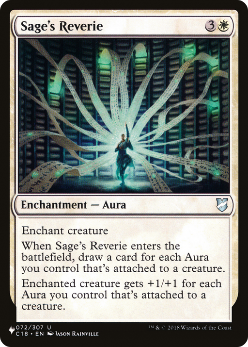 Sage's Reverie (LIST-C18-72) [Mystery Booster] The List MTG Single Wizards of the Coast