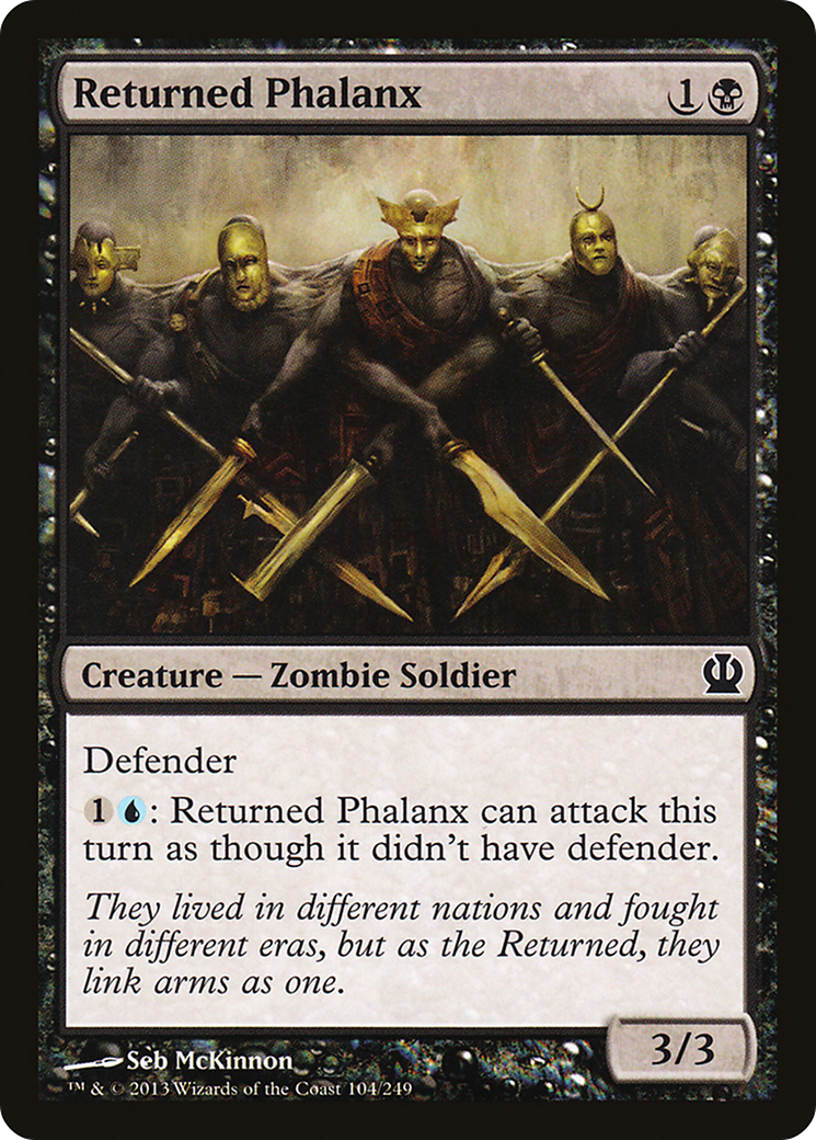 Returned Phalanx (THS-104) [Theros] Foil MTG Single Wizards of the Coast