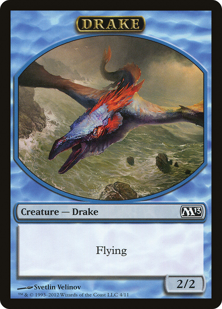 Drake Token (M13-004) [Tokens] Magic 2013 Tokens MTG Single Wizards of the Coast
