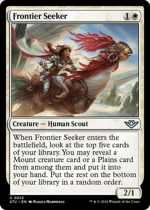 Frontier Seeker (OTJ-013) [Outlaws of Thunder Junction] MTG Single Wizards of the Coast