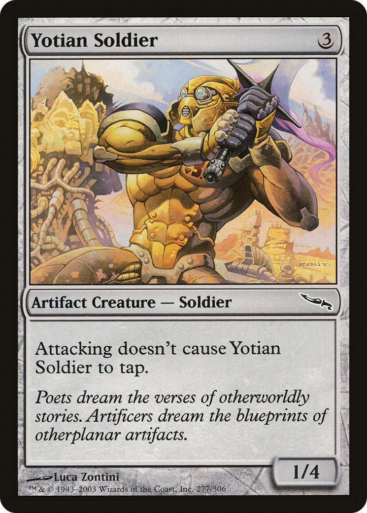 Yotian Soldier (MRD-277) [Mirrodin] MTG Single Wizards of the Coast