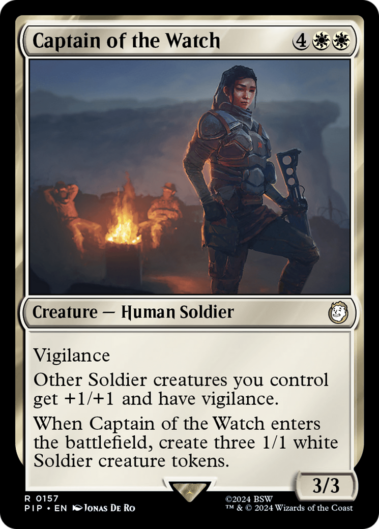 Captain of the Watch (PIP-157) [Fallout] MTG Single Wizards of the Coast