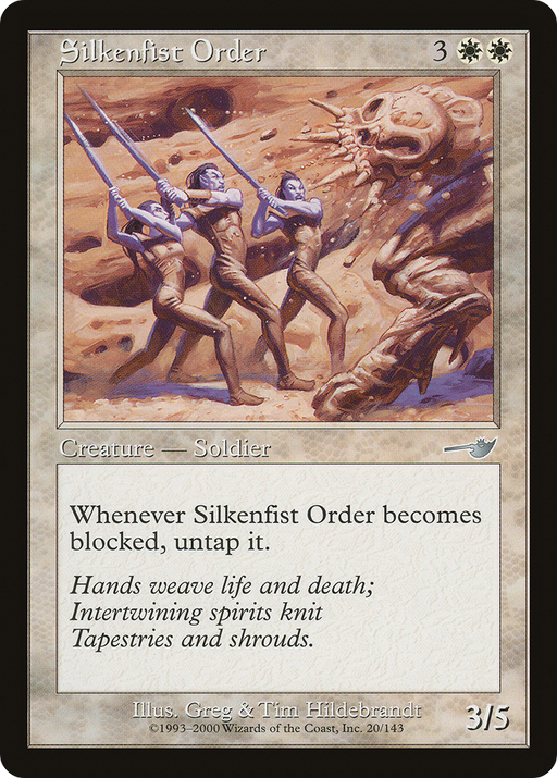 Silkenfist Order (NMS-020) [Nemesis] MTG Single Wizards of the Coast
