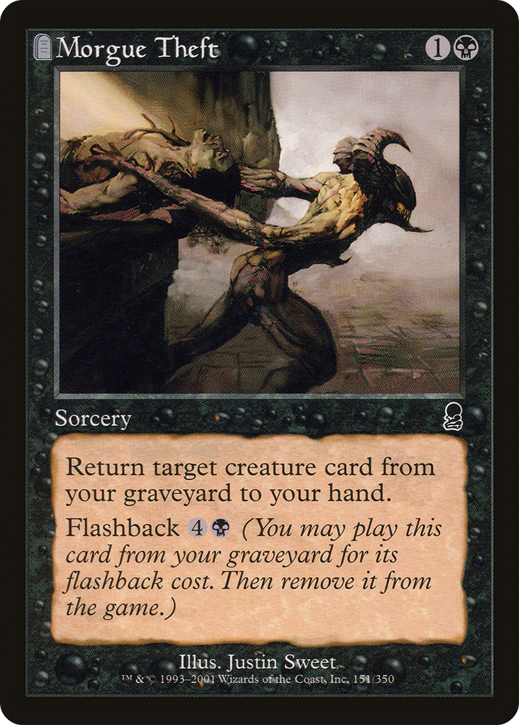 Morgue Theft (ODY-151) [Odyssey] Foil MTG Single Wizards of the Coast