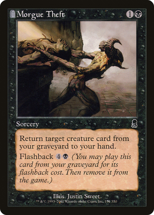 Morgue Theft (ODY-151) [Odyssey] MTG Single Wizards of the Coast