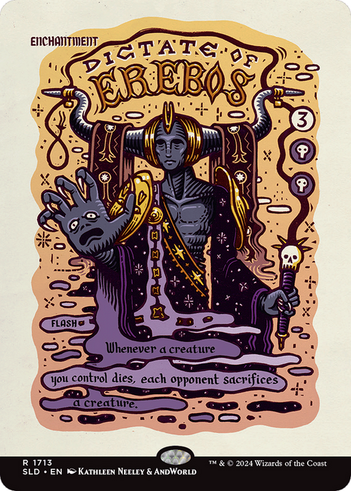 Dictate of Erebos (SLD-1713) [Secret Lair] Drop (Borderless) MTG Single Wizards of the Coast