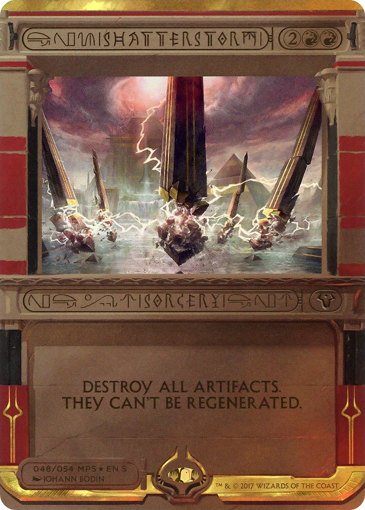 Shatterstorm (MPS2-048) [Amonkhet Invocations] (Borderless) Foil MTG Single Wizards of the Coast