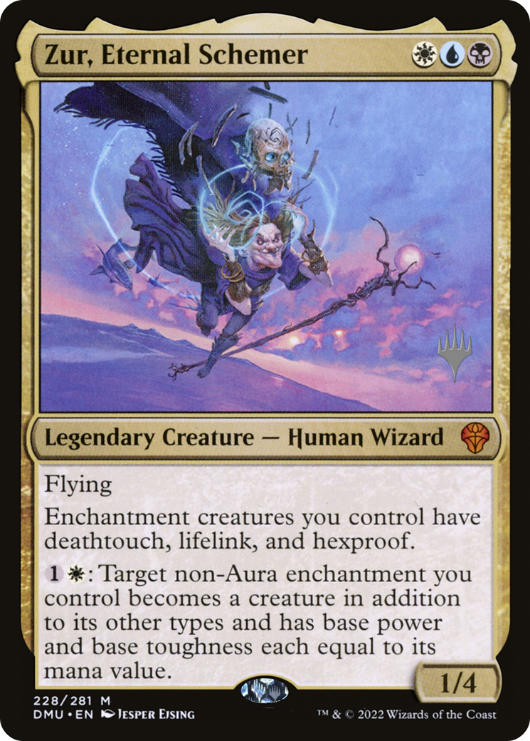 Zur, Eternal Schemer (PPDMU-228) [Dominaria United Promos] Foil MTG Single Wizards of the Coast