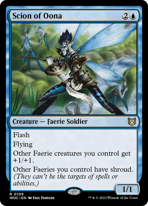Scion of Oona (WOC-109) [Wilds of Eldraine Commander] MTG Single Wizards of the Coast