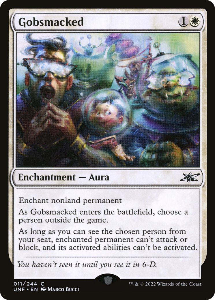 Gobsmacked (UNF-011) [Unfinity] MTG Single Wizards of the Coast