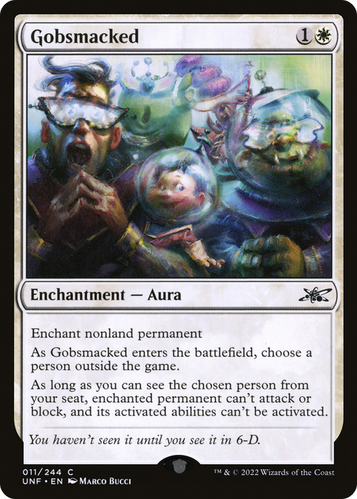 Gobsmacked (UNF-011) [Unfinity] Foil MTG Single Wizards of the Coast