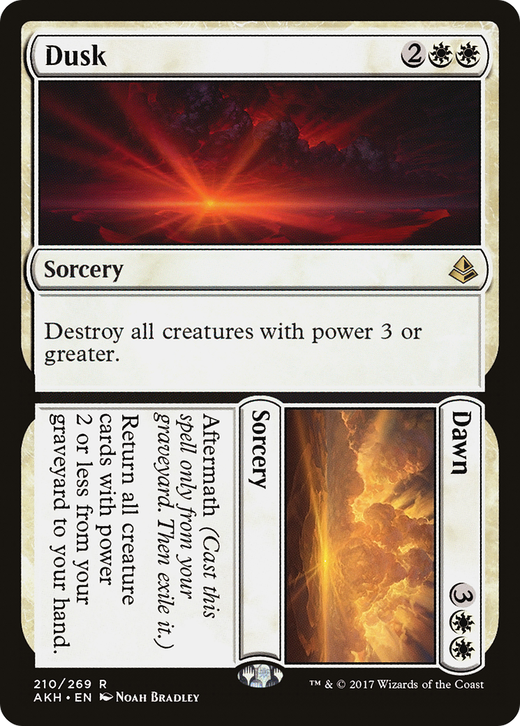 Dusk // Dawn (AKH-210) [Amonkhet] Foil MTG Single Wizards of the Coast