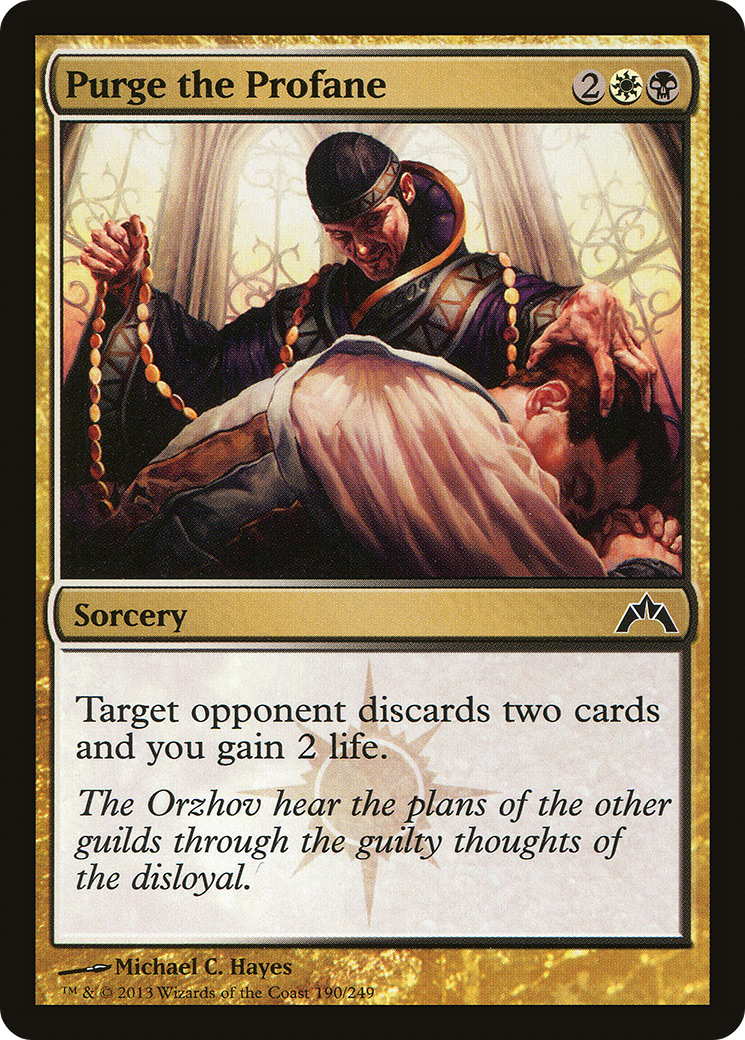 Purge the Profane (GTC-190) [Gatecrash] MTG Single Wizards of the Coast