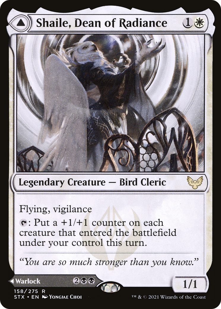 Shaile, Dean of Radiance (STX-158) [Strixhaven: School of Mages] Foil MTG Single Wizards of the Coast