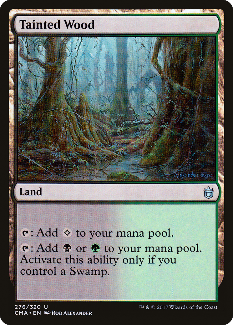 Tainted Wood (CMA-276) [Commander Anthology] MTG Single Wizards of the Coast