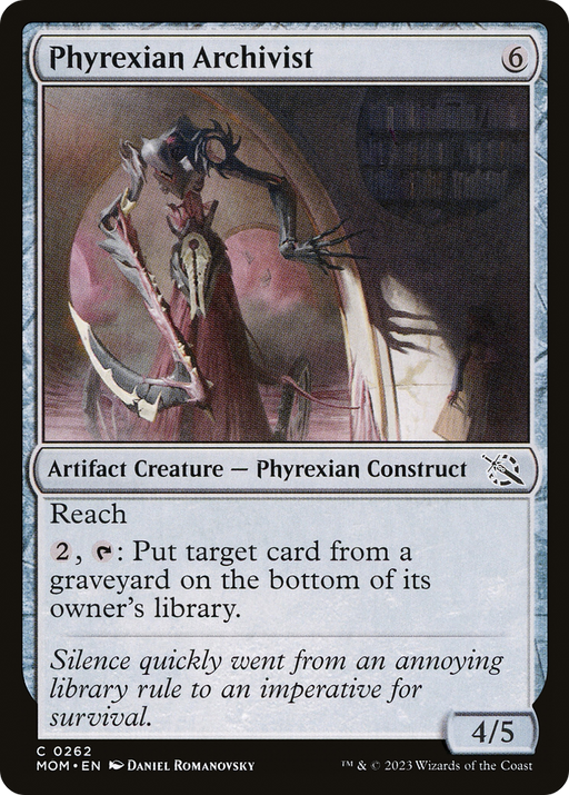 Phyrexian Archivist (MOM-262) [March of the Machine] Foil MTG Single Wizards of the Coast
