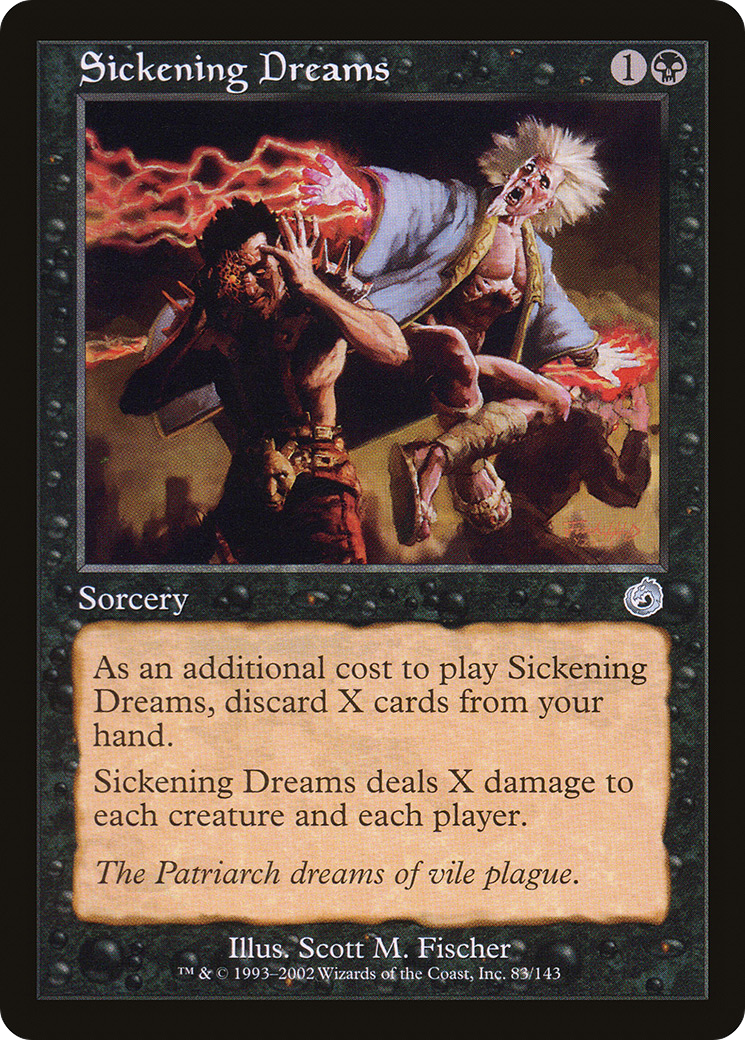 Sickening Dreams (TOR-083) [Torment] Foil MTG Single Wizards of the Coast
