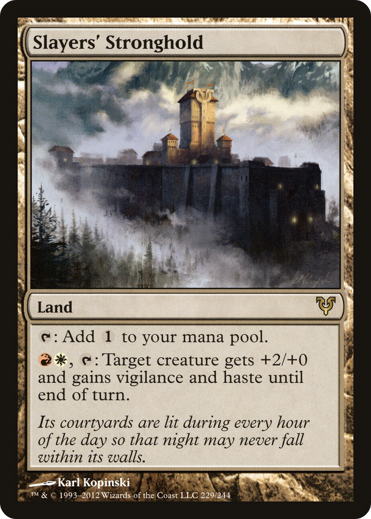 Slayers' Stronghold (AVR-229) [Avacyn Restored] Foil MTG Single Wizards of the Coast
