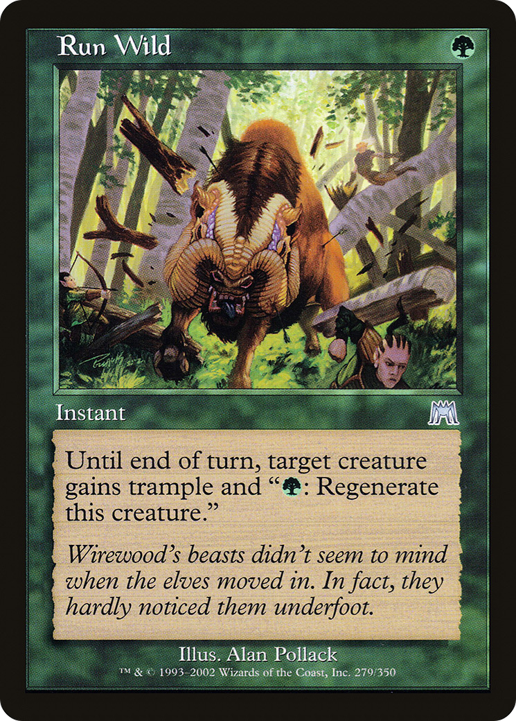 Run Wild (ONS-279) [Onslaught] MTG Single Wizards of the Coast