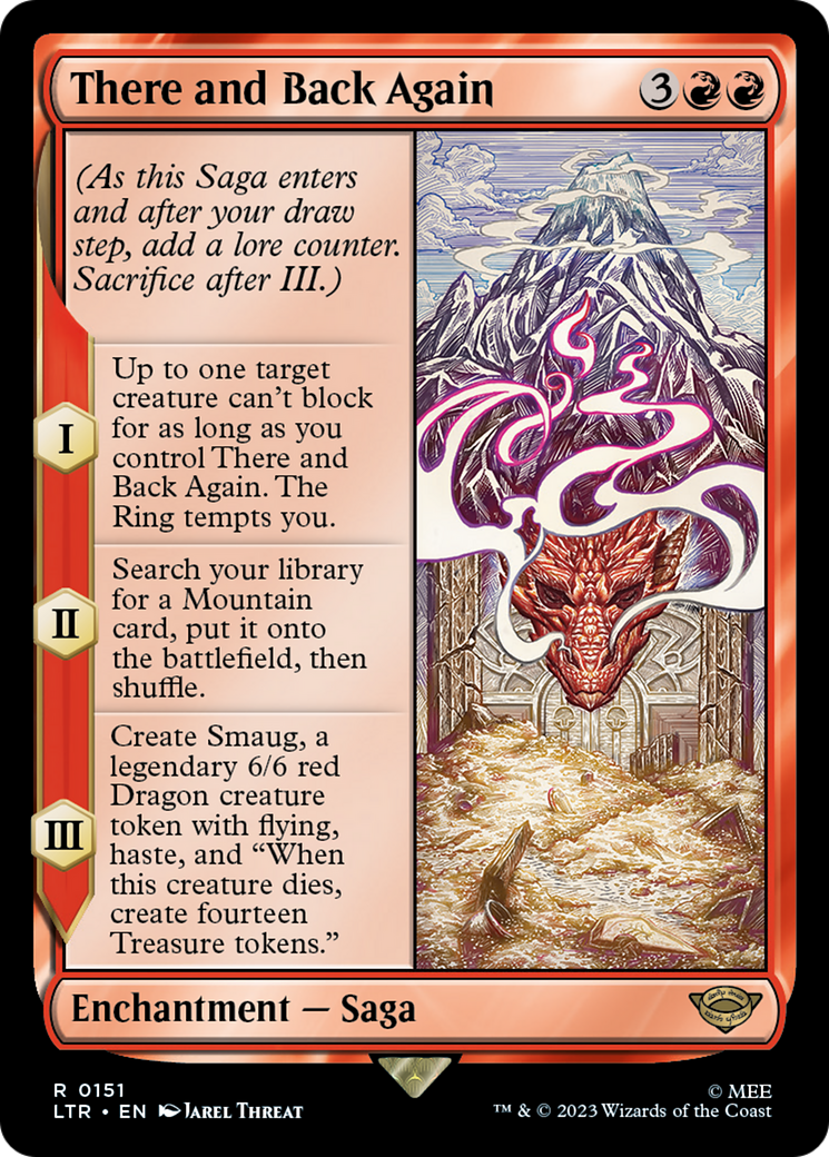 There and Back Again (LTR-151) [The Lord of the Rings: Tales of Middle-earth] Foil MTG Single Wizards of the Coast