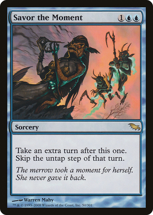 Savor the Moment (SHM-050) [Shadowmoor] Foil MTG Single Wizards of the Coast
