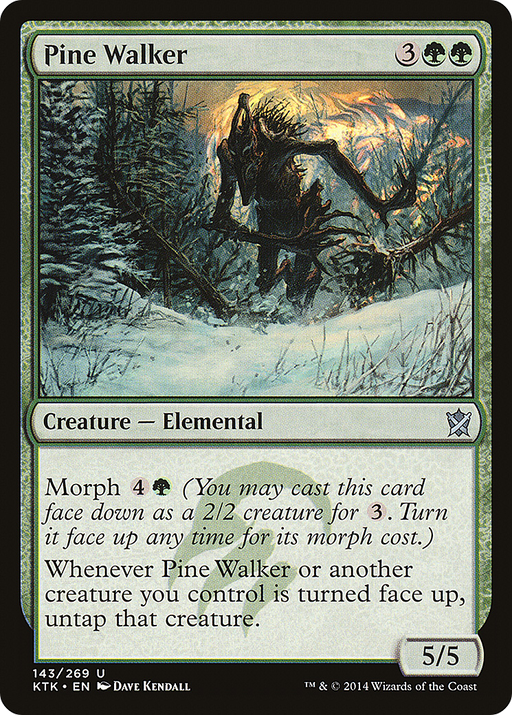 Pine Walker (KTK-143) [Khans of Tarkir] MTG Single Wizards of the Coast