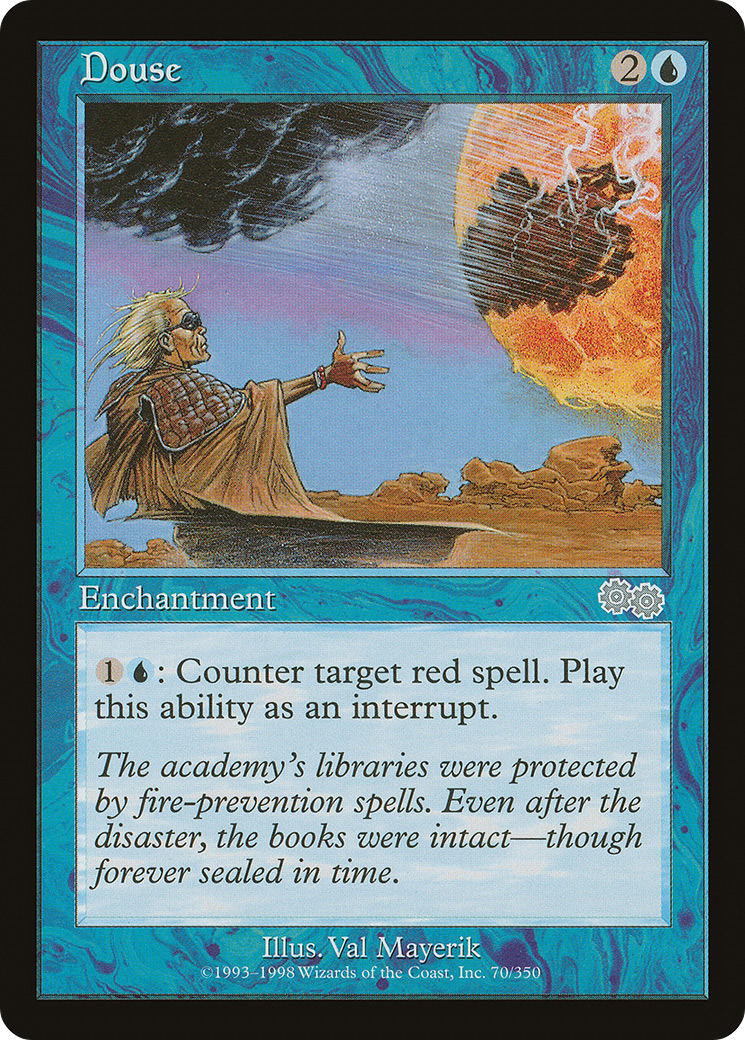 Douse (USG-070) [Urza's Saga] MTG Single Wizards of the Coast