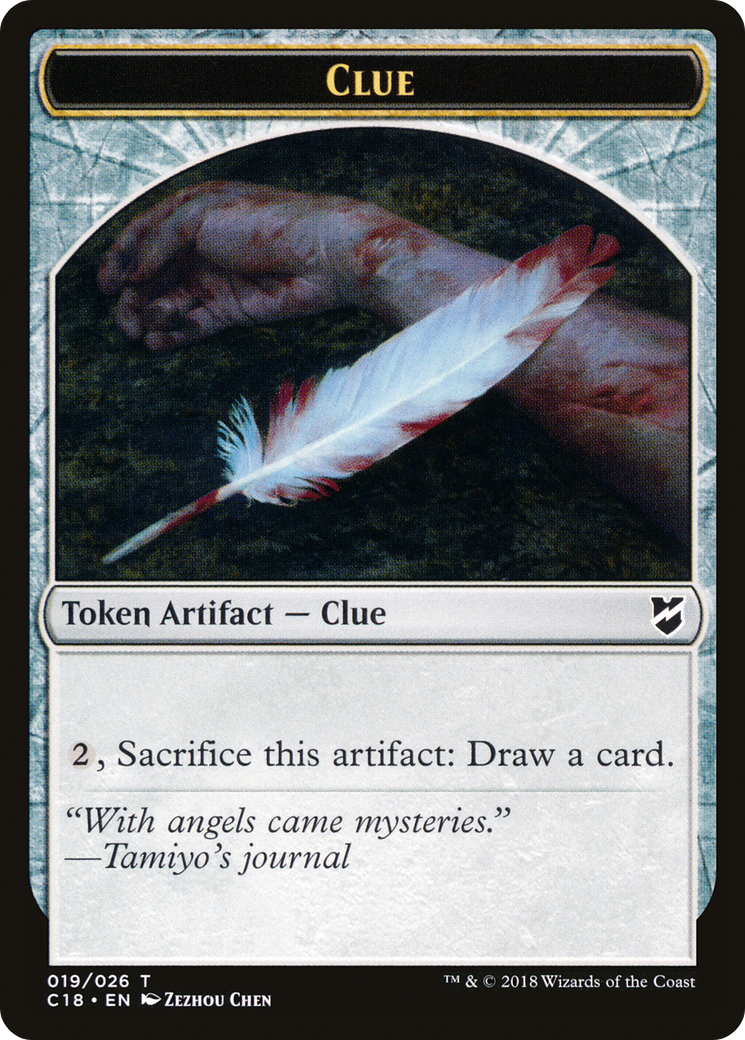 Clue (TC18-019) [Tokens] Commander 2018 Tokens MTG Single Wizards of the Coast